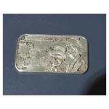 1 TROY OZ .999 FINE SILVER BAR