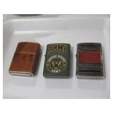 (3) ZIPPO LIGHTERS