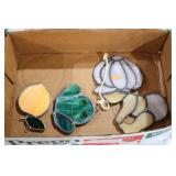 3 PCS. HANDMADE STAINED GLASS