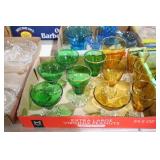 VTG ANCHOR HOCKING BURPLE & BOOPIEBUBBLE GLASSES