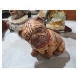HANDMADE PUG DOG FIGURINE