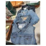 (4) VTG  WOMEN & MENS DENIM JACKETS