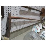 PRIMITIVE WOOD STIR ROD W/ PADDLE