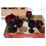 RUBY RED GOBLETS