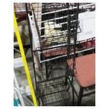 METAL HANGING TRIPLE BASKET DISPLAY