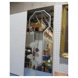 UNIQUE FRAMED WALL MIRROR CLOCK