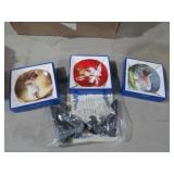 COLLECTION OF DONALD ZOLANS MINI PLATES W. EASELS