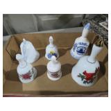 COLLECTION OF CERAMIC & PORCELAIN BELLS