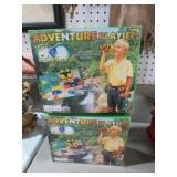 (2) JR ADVENTURE CAMPING PLAYSETS W/ ORIGINAL BOX
