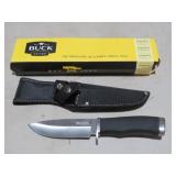 BUCK FIXED BLADE KNIFE W/ SHEATH & BOX