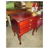 CHERRY FINISH 3 DWR FLATWARE CHEST