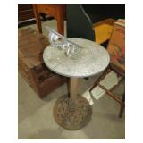 CAST IRON METAL SUNDIAL ON STAND