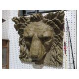 LRG RESIN LIONS HEAD