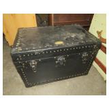 ANTIQUE LIFT TOP TRUNK