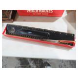 VTG RULER/LETTER OPENER & MAGNIFYING GLASS SET