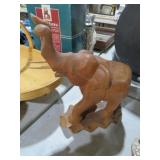 WOOD CARVED ELEPHANT