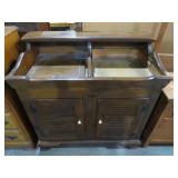 SOLID  WOOD 2DR DRY SINK