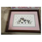 VTG. COUNT YOUR BLESSING SHEEP CROSS STITCH