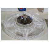 VTG KROMEX & CRYSTAL RELISH SET