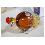 VTG ART GLASS TURKEY