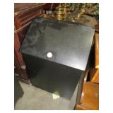 PAINTED WOOD LIFT TOP MILL BIN