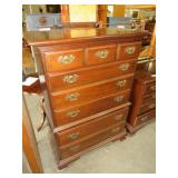 TAYLOR JAMESTOWN SOLID CHERRY 4 DWR CHEST ON CHEST