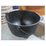 CAST IRON 3 FOOTED KETTLE W/ SPOUT