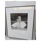 FRAMED BLACK & WHT PICTURE MARILYN MONROE