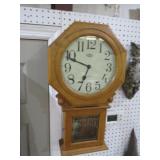 VTG REGULATOR WALL CLOCK W/ PENDULUM