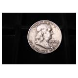 1959 D FRANKLIN HALF DOLLAR 90%