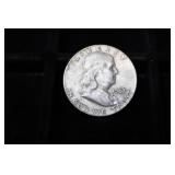 1963 D FRANKLIN HALF DOLLAR 90%