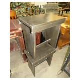 (2) PAINTED WOOD PRIMITIVE BENCHES