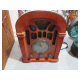 WOOD ELECTRIC TABLETOP RADIO