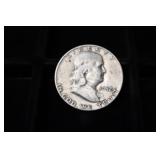 1952 D FRANKLIN HALF DOLLAR 90%