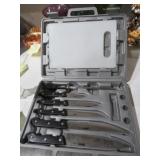 ZEEMAX 2000 KNIFE SET WITH CUTTING BOARD & CASE