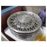 (4) SET OF CADILLAC HUBCAPS 16" ROUND