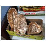 COLLECTION OF COPPER MOLDS