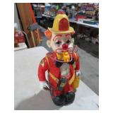 VTG PLASTIC CLOWN TOY