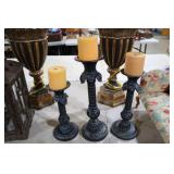 3 NICE CANDLESTICKS