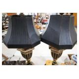 PAIR TABLE LAMPS W/ SHADES