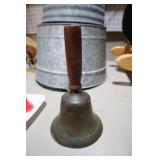 EARLY BRASS SCHOOL BELL