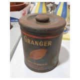 VINTAGE GRANGER TOBBACO TIN
