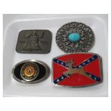 COLLECTION OF VINTAGE BELT BUCKLES