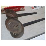 VINTAGE COPPER LADLE & PAN