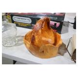 NICE HANDMADE WOOD BASKET