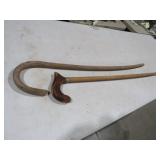 (2) VTG WOOD WALKING CANES