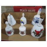 COLLECTION OF CERAMIC & PORCELAIN BELLS