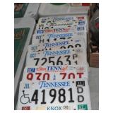(8) TENNESSEE LICENSE PLATES