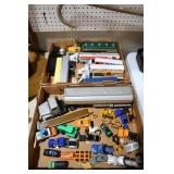 2 BOXES COLLECTIBLE TRUCKS, TOYS, MISC