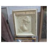 FRAMED SHADOW BOX VICTORIAN WOMEN